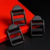 Black plastic buckle, four-position buckle, mesh buckle, arc-shaped ladder buckle, backpack webbing adjustment, four-position buckle, flat ladder buckle, plastic adjustment buckle Specification image